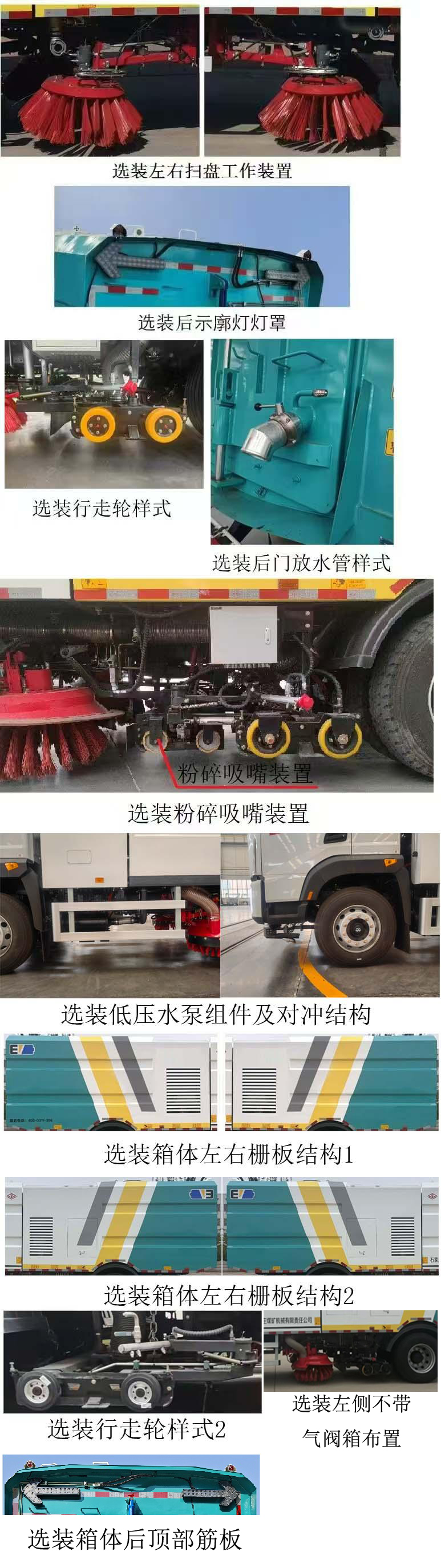石煤牌SMJ5183TXSDBEV纯电动洗扫车公告图片