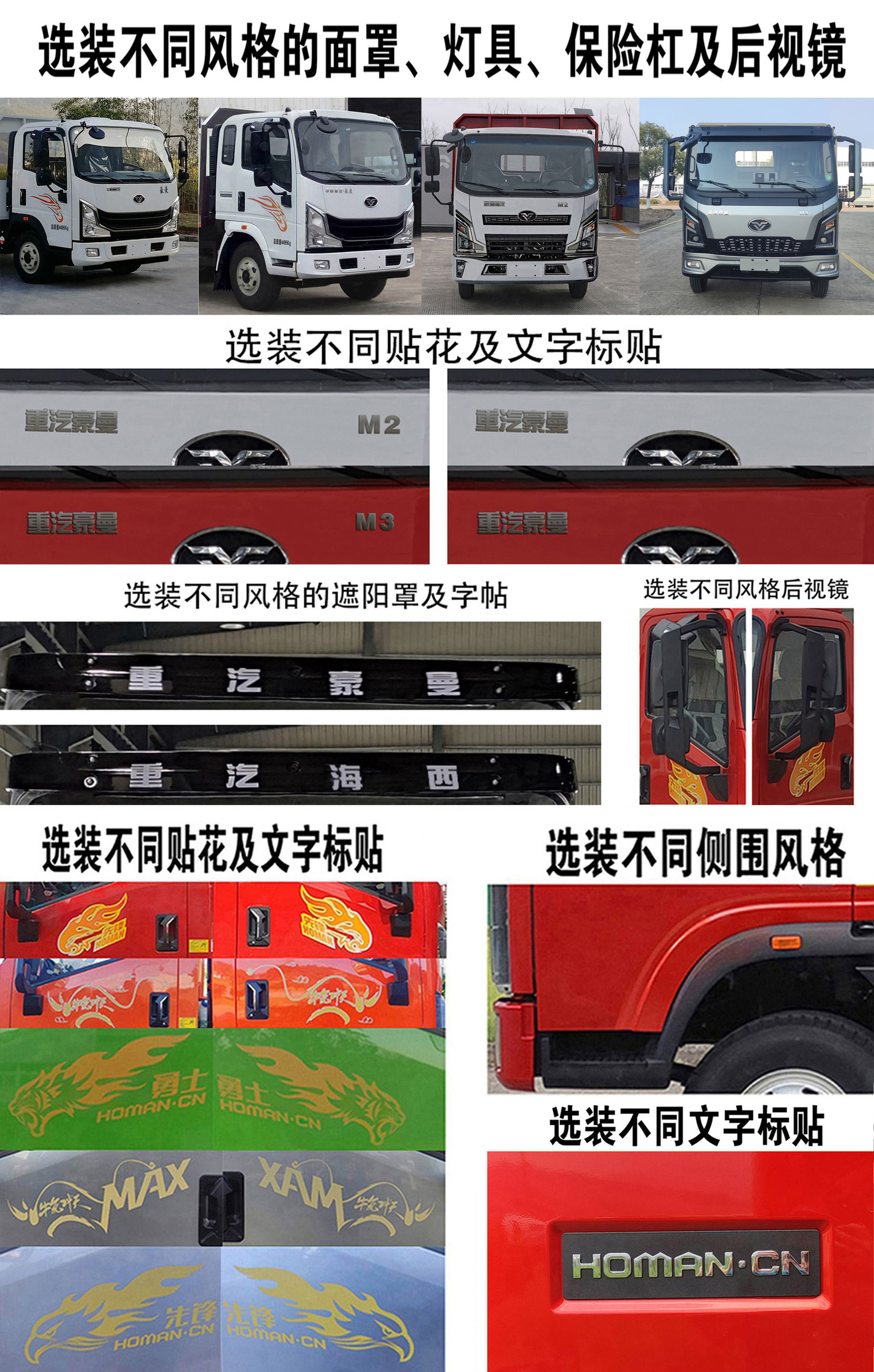 豪曼牌ZZ5048TPBG17FB7平板运输车公告图片