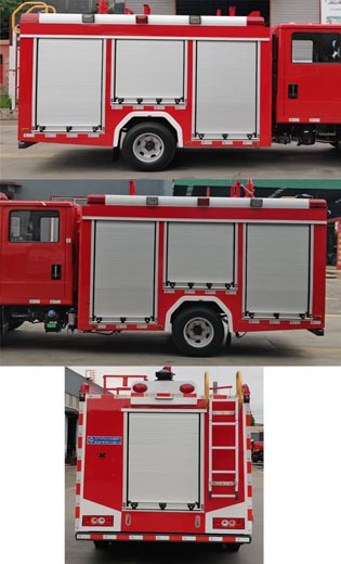 中潔牌XZL5071GXFPM25/B6泡沫消防車公告圖片
