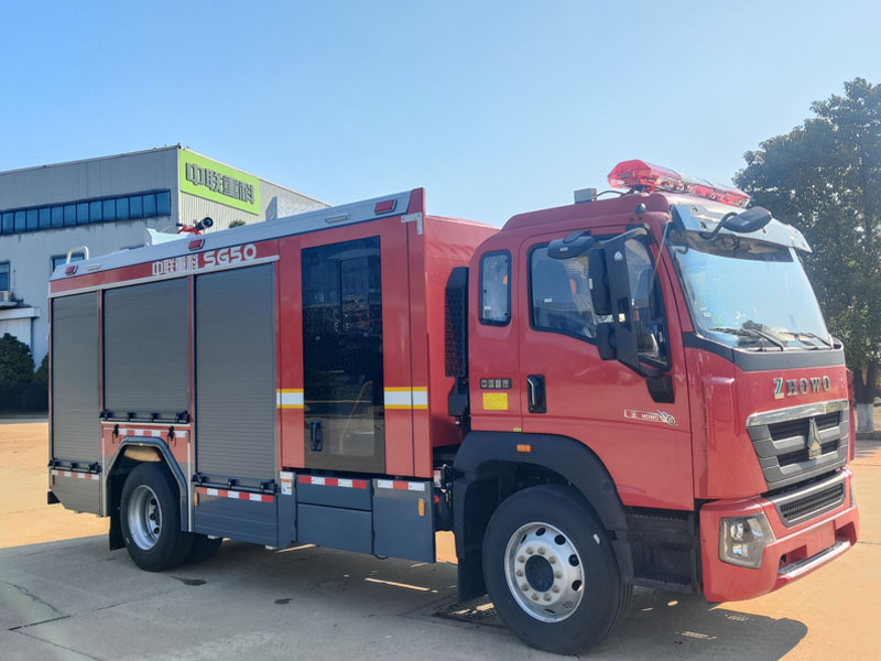 中联牌ZLF5151GXFSG50水罐消防车公告图片
