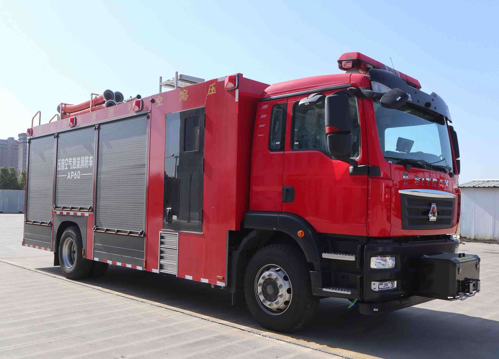 BLT5190GXFAP60/S69型压缩空气泡沫消防车图片