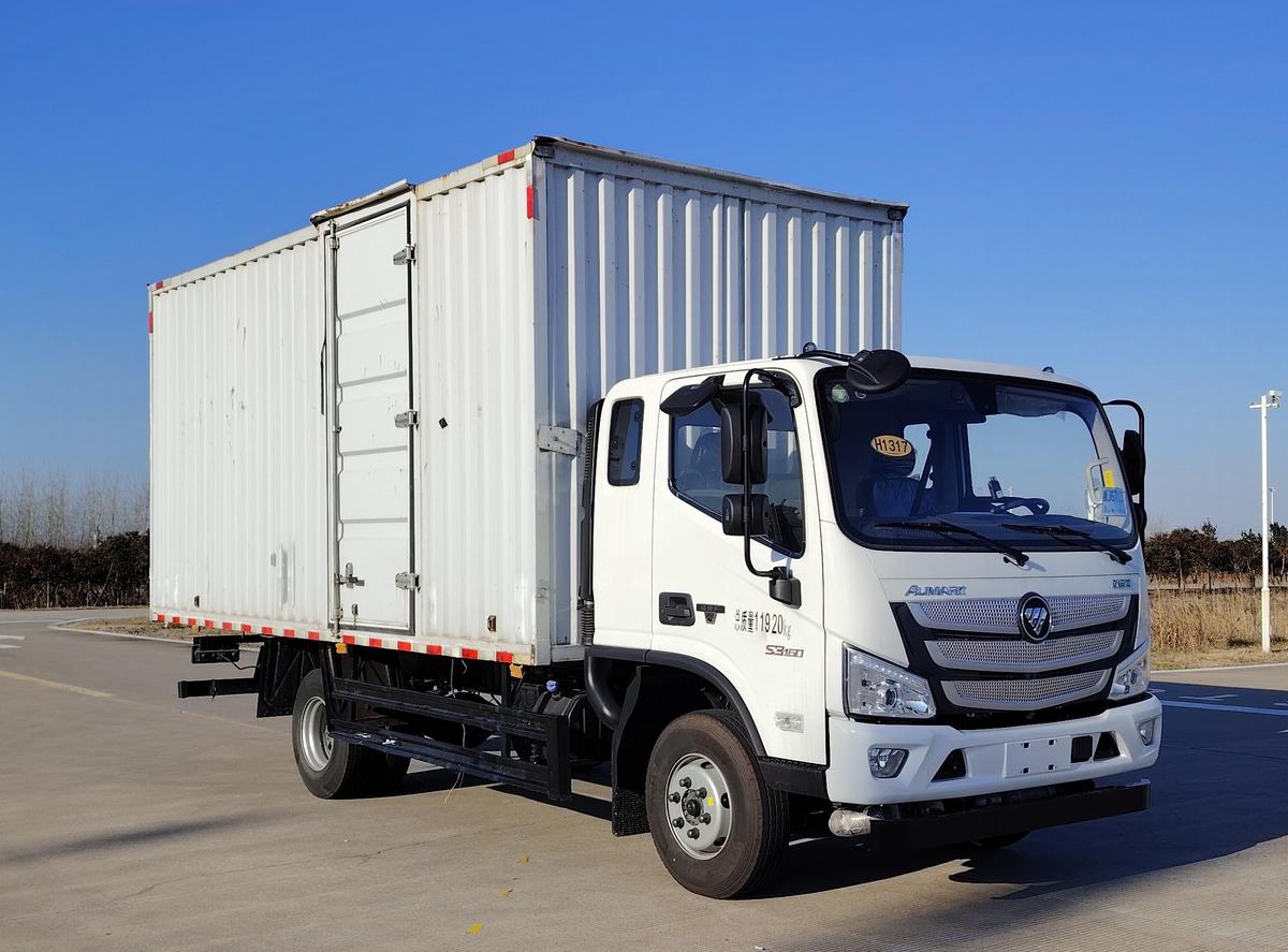 福田牌BJ5128XXY-FK1厢式运输车公告图片