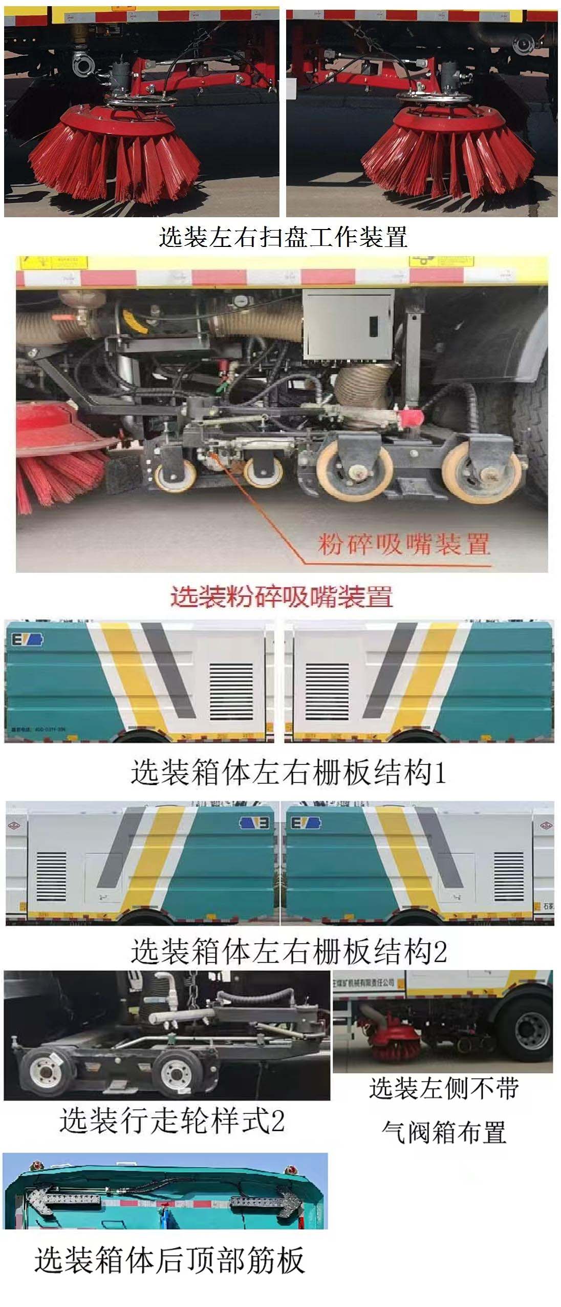 石煤牌SMJ5184TXSZBEV纯电动洗扫车公告图片