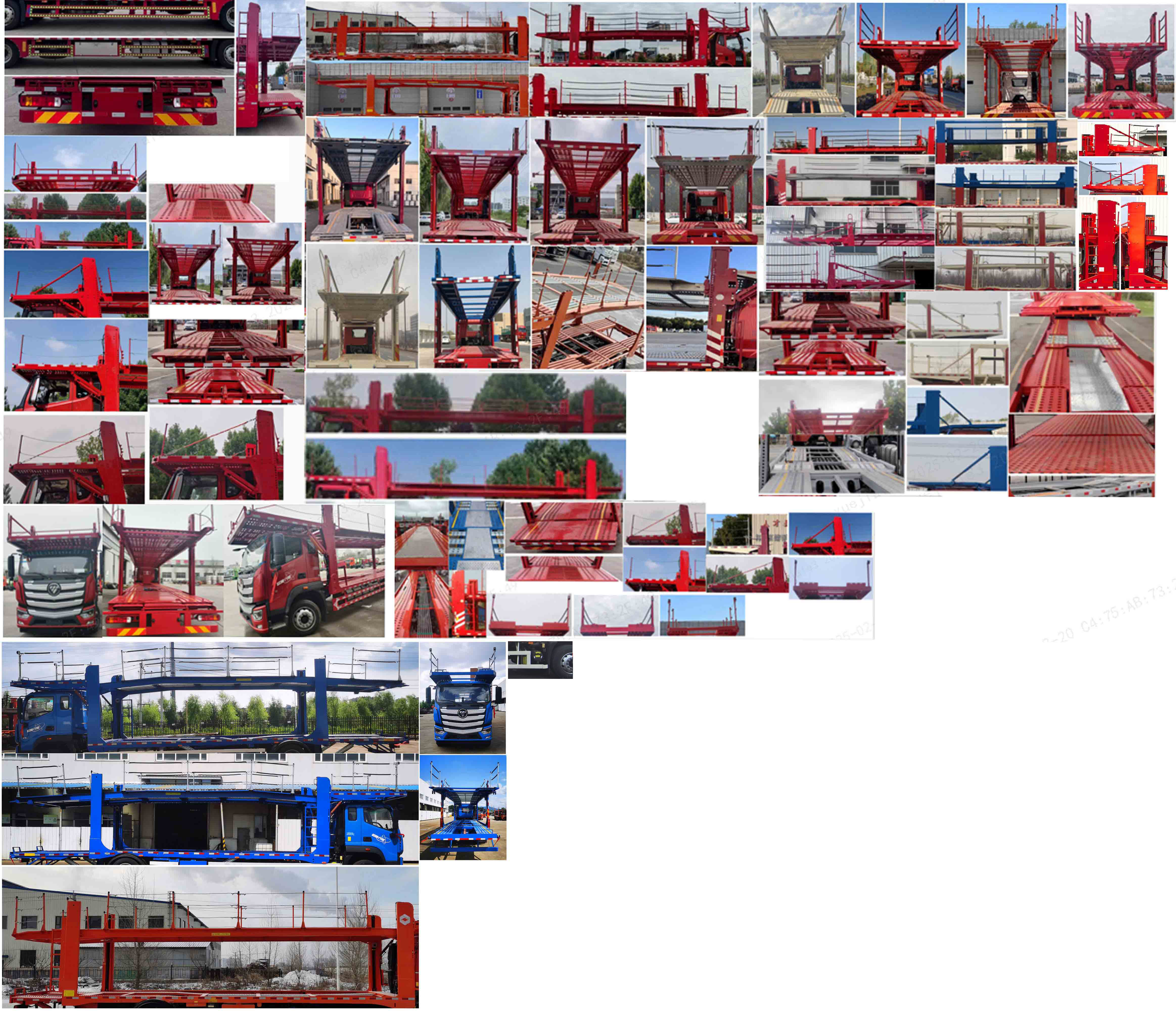 欧曼牌BJ5181TCLY6ANL-01车辆运输车公告图片