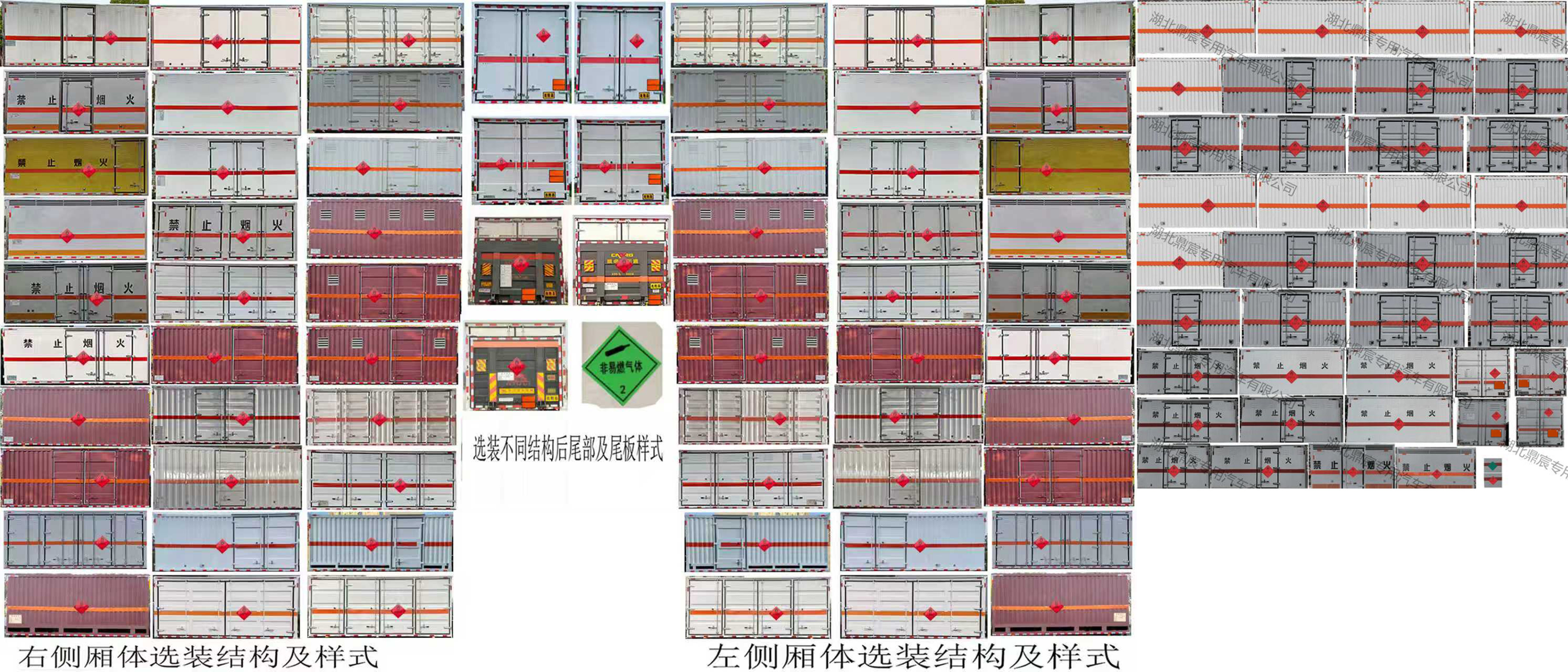鼎宸腾兴牌DCZ5098XRQBJ6易燃气体厢式运输车公告图片