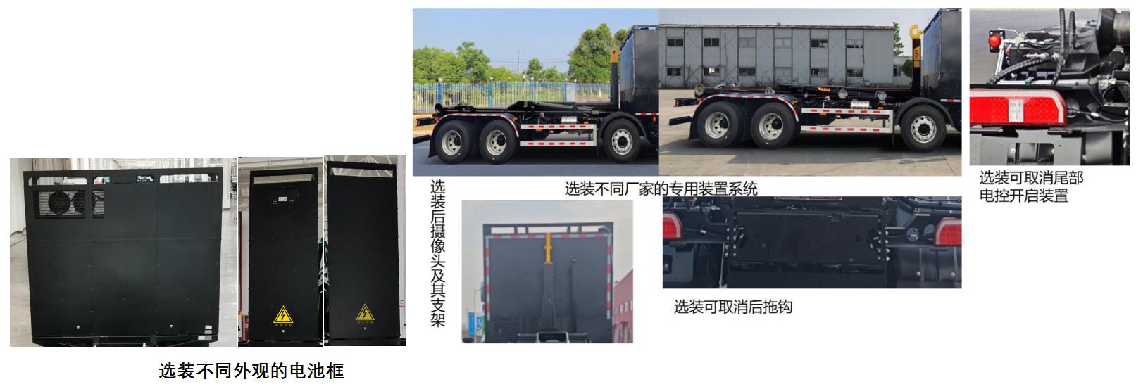 创维牌NJL5310ZXXKHKBEV换电式纯电动车厢可卸式垃圾车公告图片