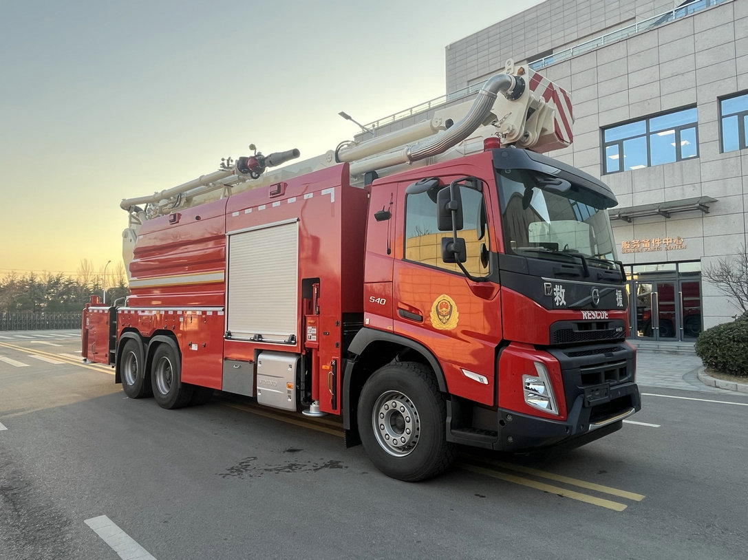 XGF5350JXFJP39/G1型举高喷射消防车图片
