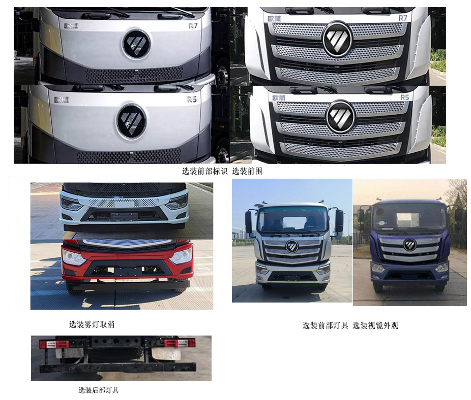 福田牌BJ5186ZKX-02车厢可卸式汽车公告图片