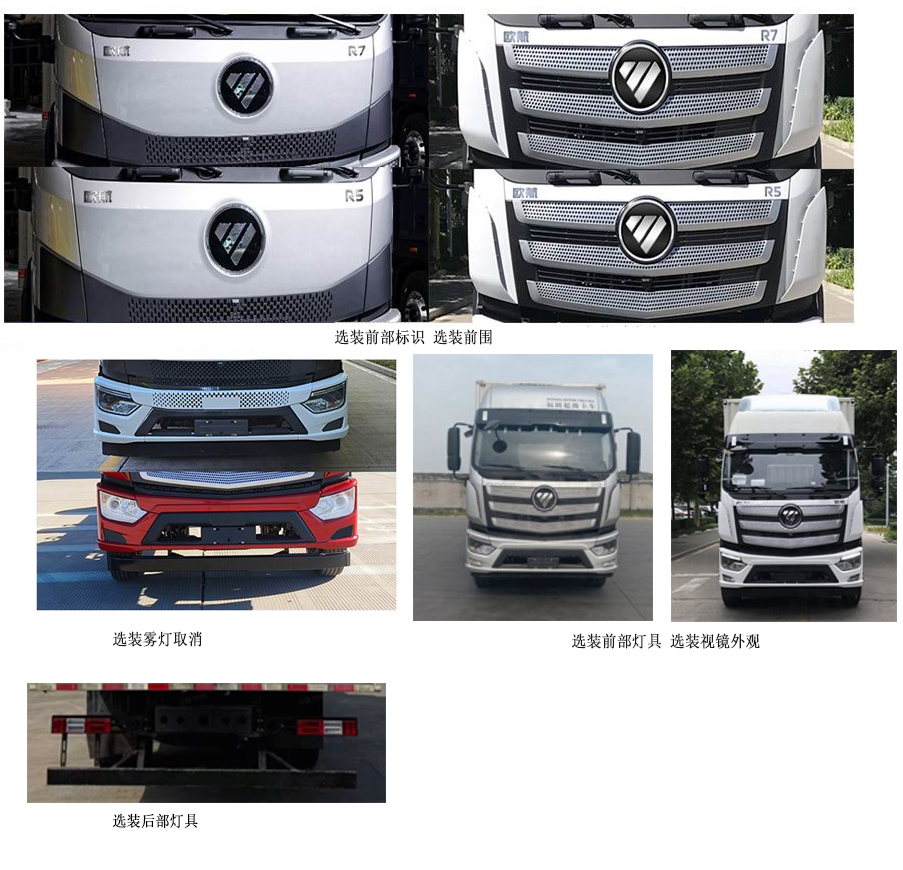 福田牌BJ5186XXY-08厢式货车公告图片