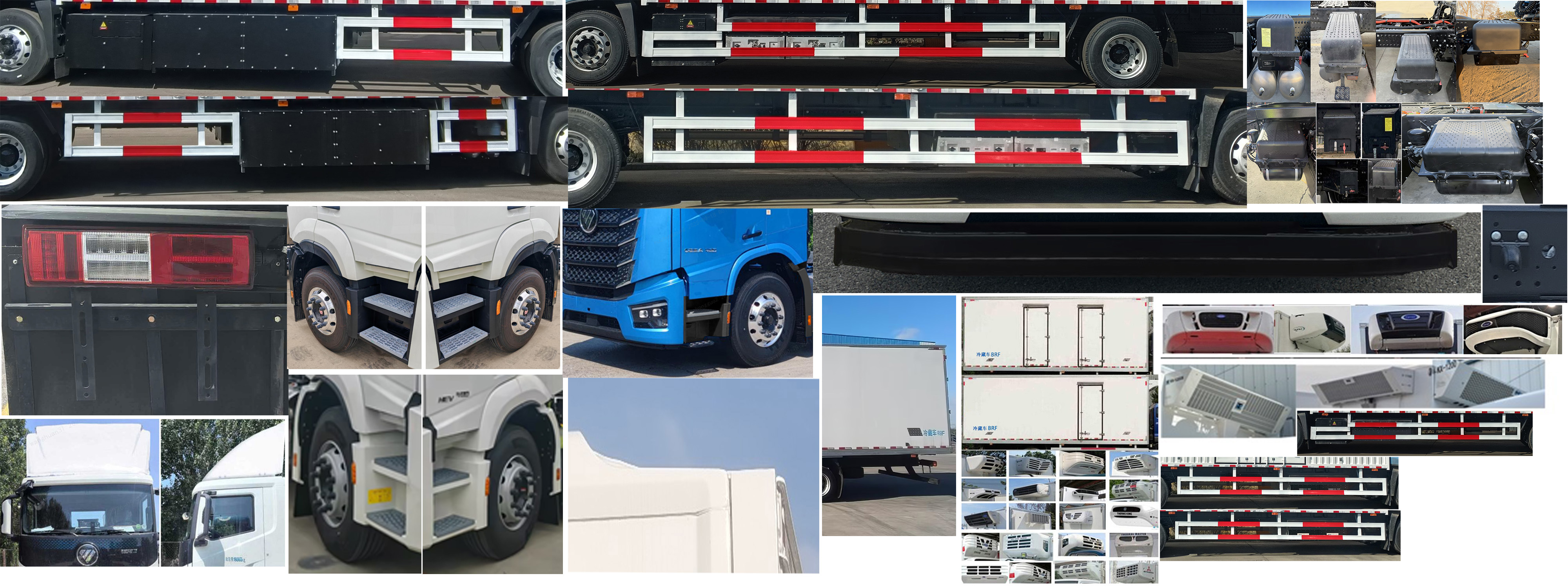 欧曼牌BJ5181XLCEVANF-03换电式纯电动冷藏车公告图片