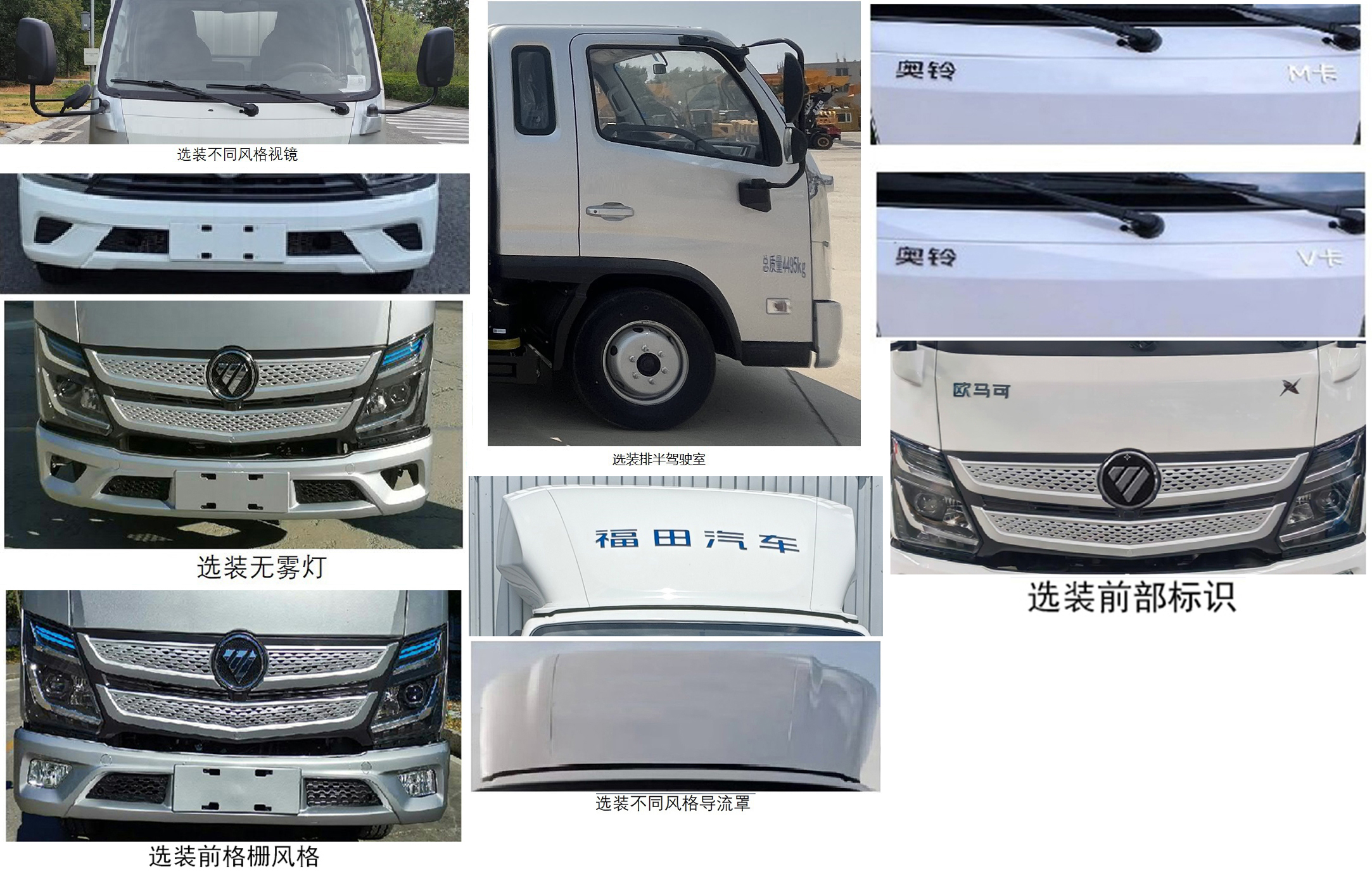 福田牌BJ5044XXY-FM7厢式货车公告图片