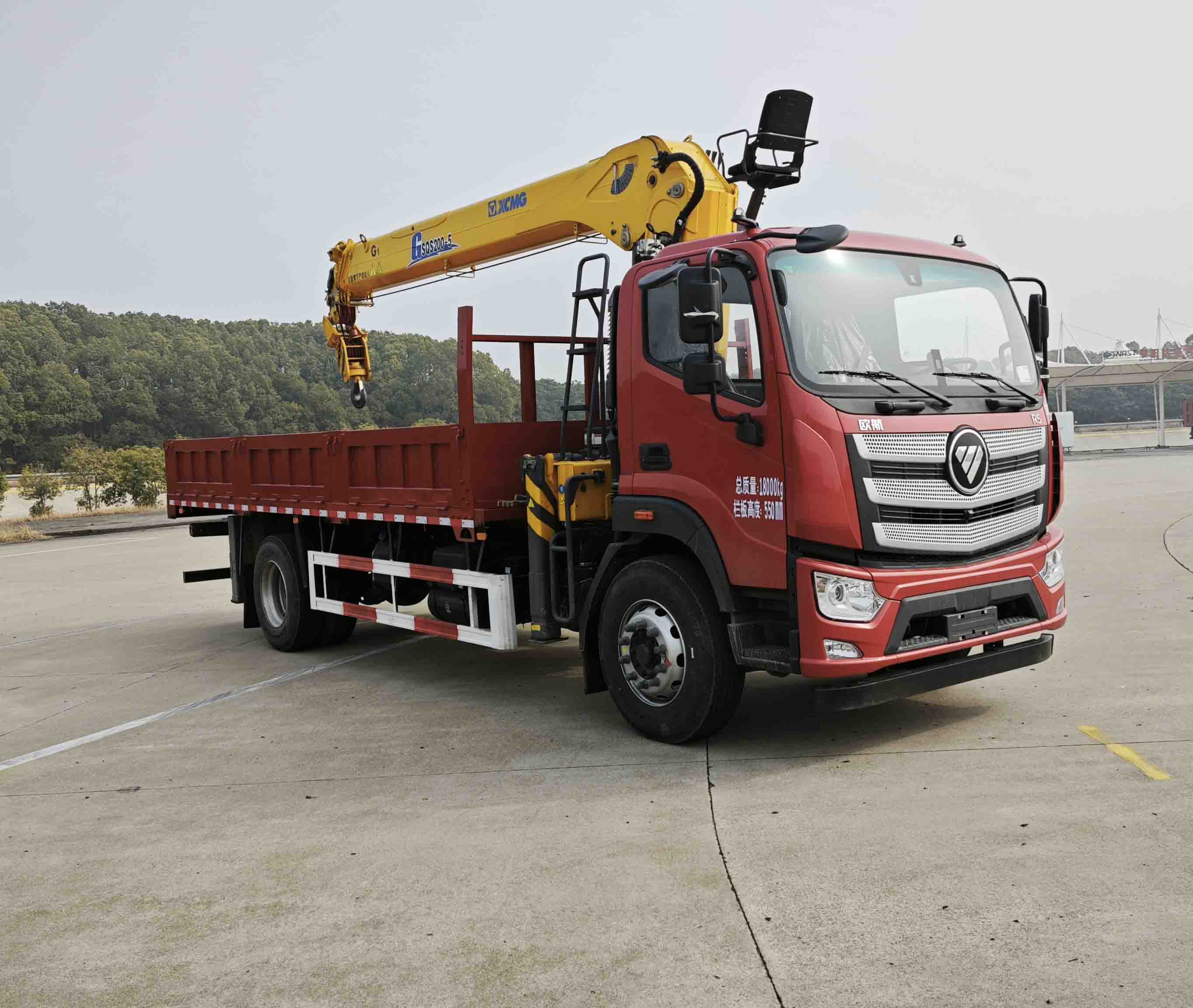 BJ5186JSQ-6K型随车起重运输车图片