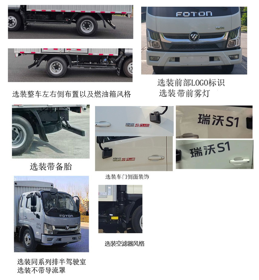 福田牌BJ5045XXYJDST01厢式货车公告图片
