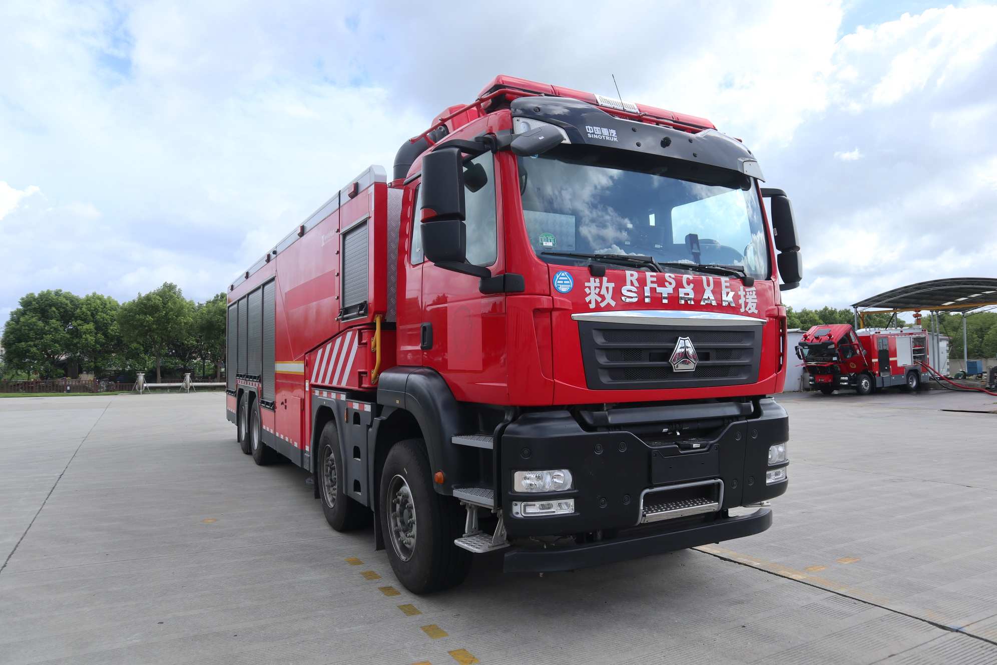 XFY5390GXFPM100/SJ型泡沫消防车图片
