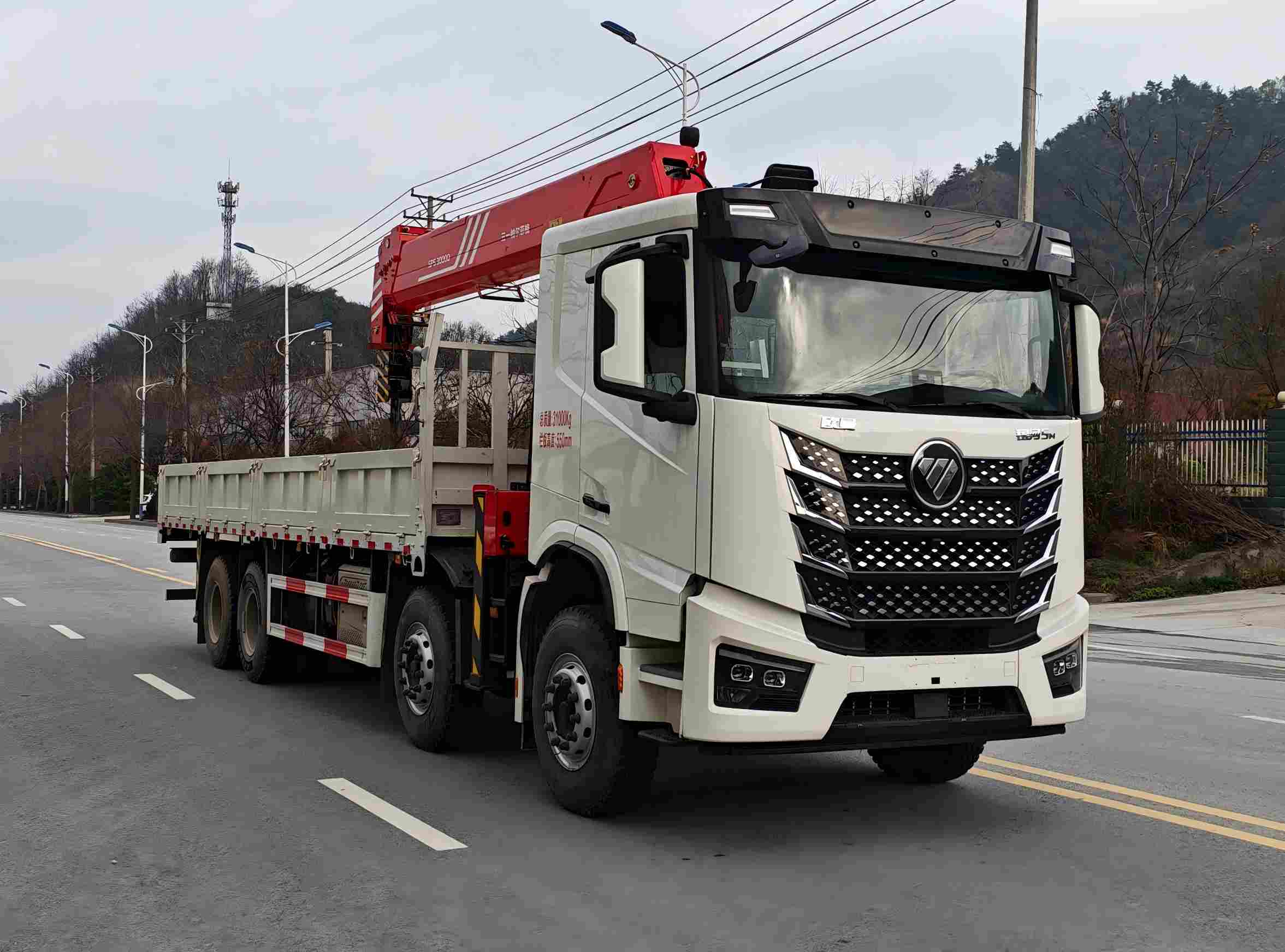HHH5310JSQBJ6型随车起重运输车图片