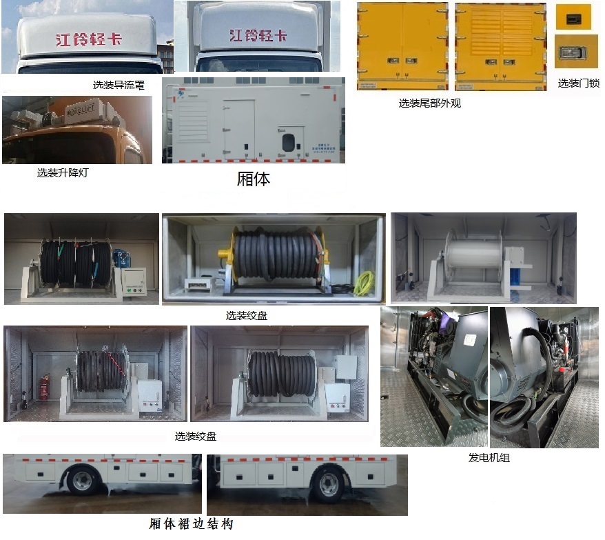 红宇牌HYZ5045XDYJX电源车公告图片