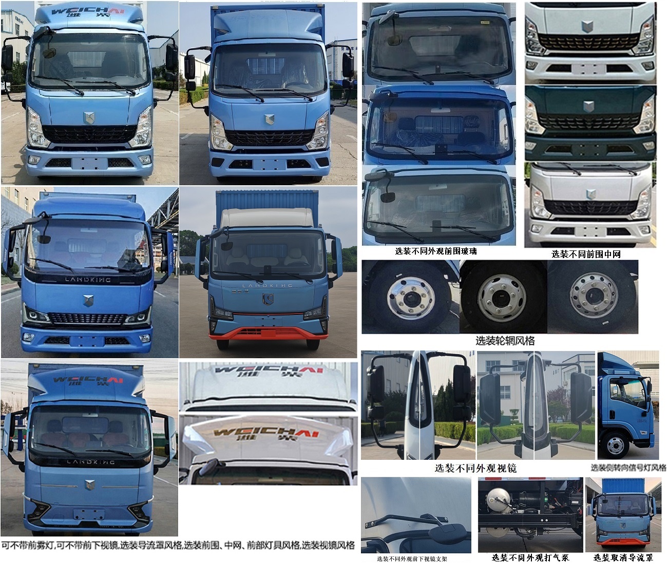蓝擎牌YTQ5042XXYMKEV361-LQ纯电动厢式货车公告图片
