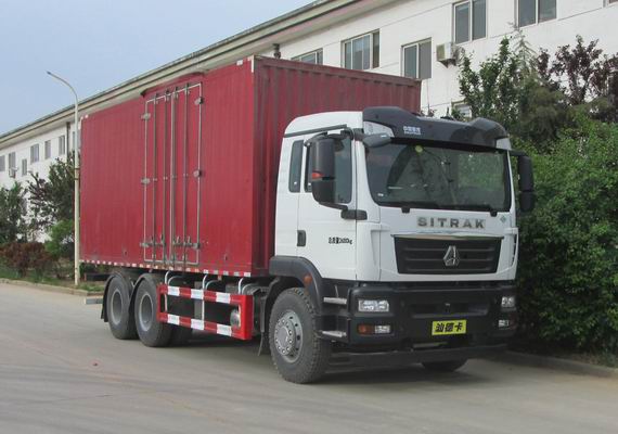 汕德卡牌ZZ5266XXYN434GF1LK厢式运输车