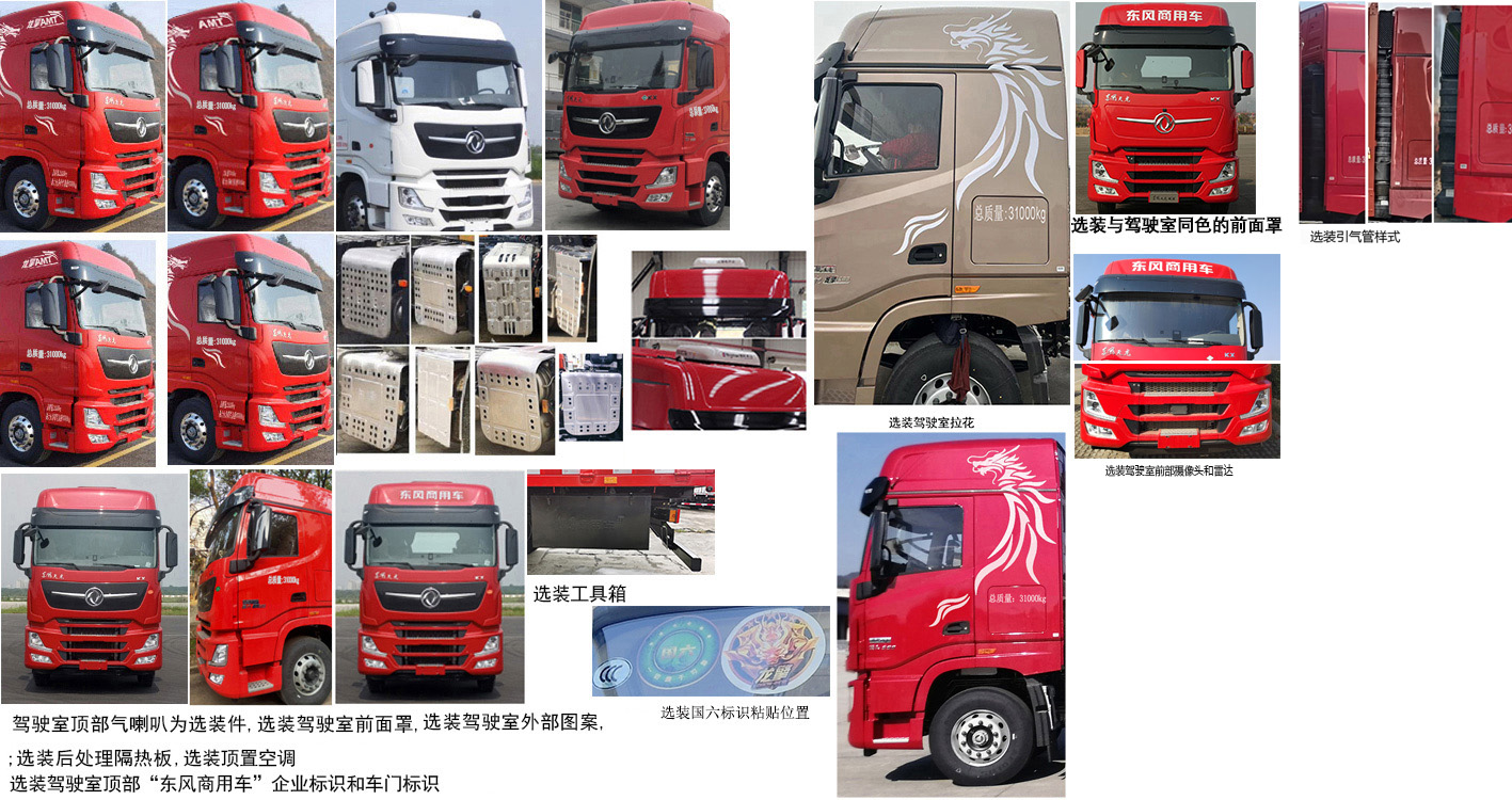 东风牌DFH5310CCQCX畜禽运输车公告图片
