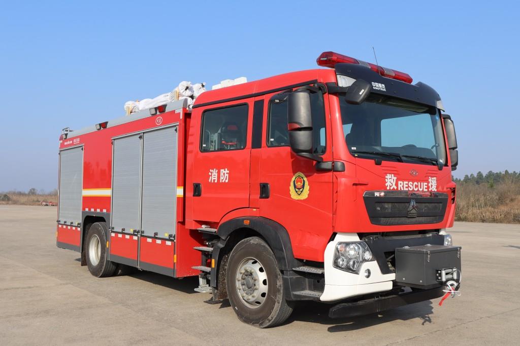 SXF5192GXFAP60型压缩空气泡沫消防车图片