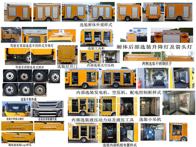 桐工牌TBJ5042XHQ后勤保障服务车公告图片