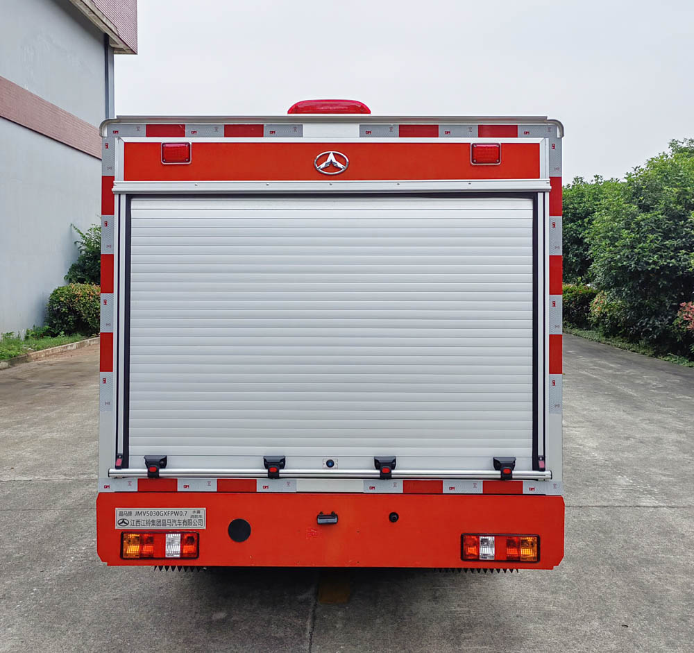 晶马牌JMV5030GXFPW0.7水雾消防车公告图片