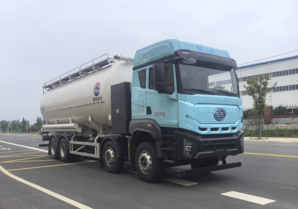 SCS5310GFGBEV型纯电动粉粒物料运输车图片