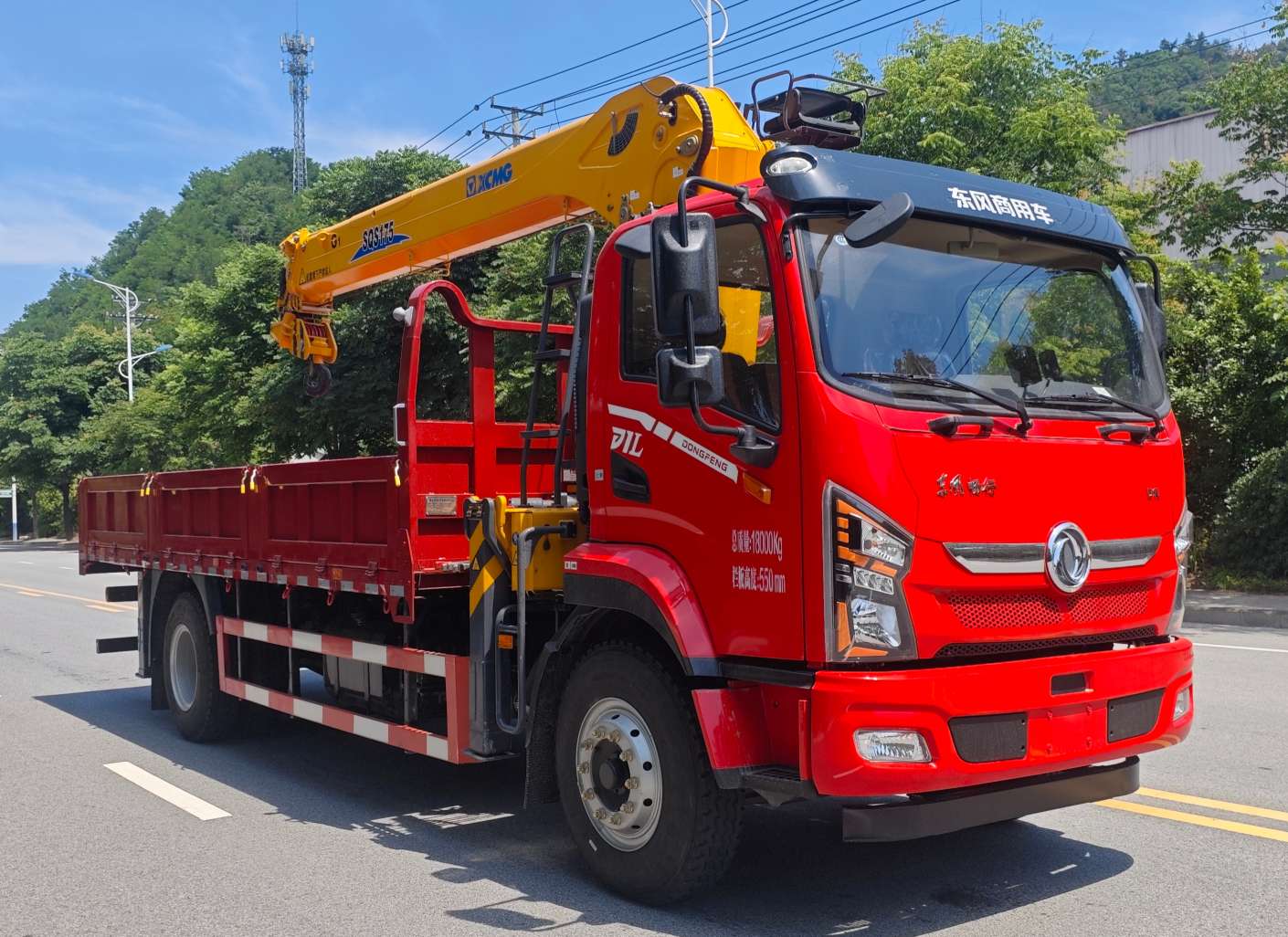 YSS5180JSQEQ6型随车起重运输车图片
