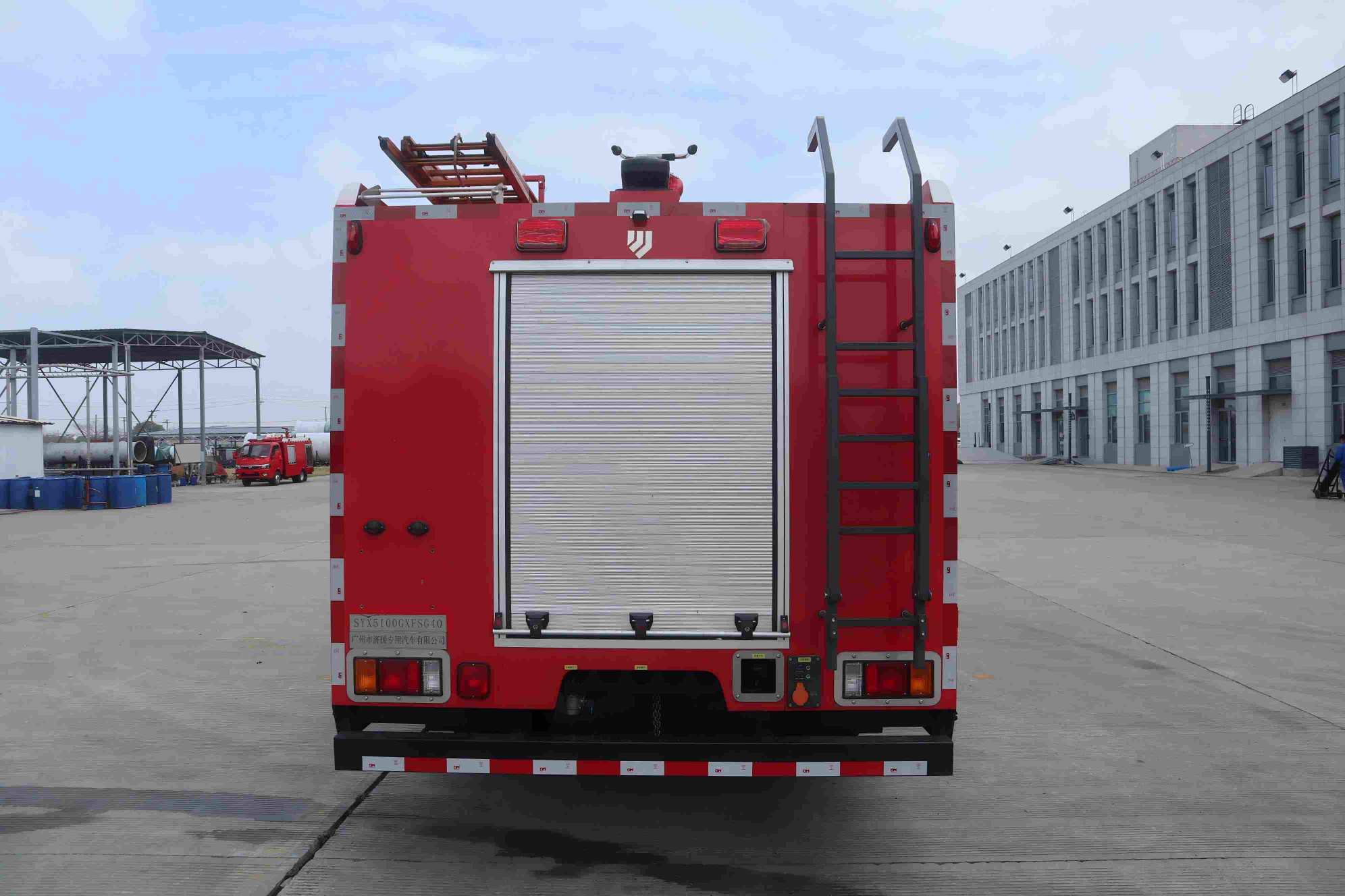 济援牌SYX5100GXFSG40水罐消防车公告图片