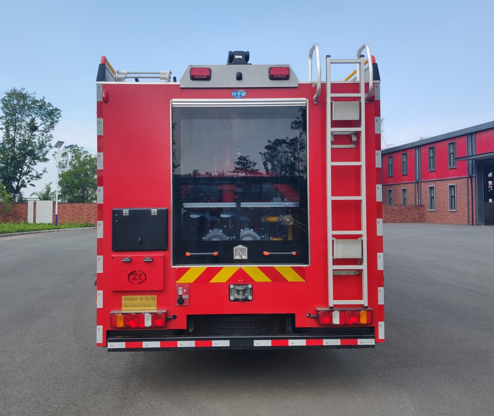 行千途牌ZKX5400GXFPM200/S泡沫消防车公告图片