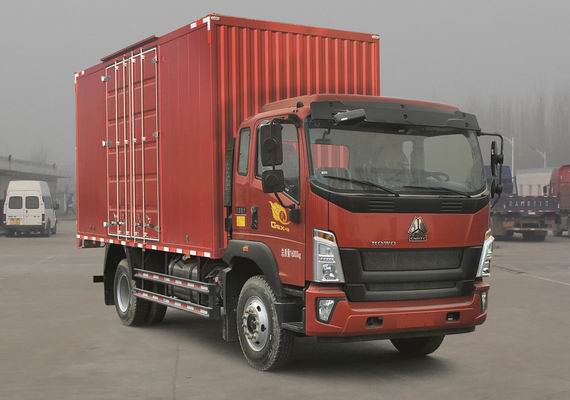 豪沃牌ZZ5167XXYK451DF1B厢式运输车
