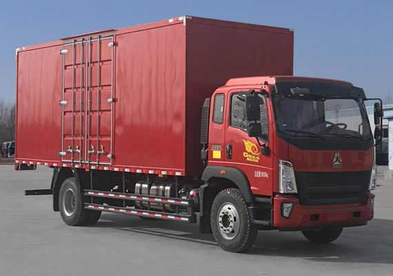 豪沃牌ZZ5167XXYK471DF1厢式运输车