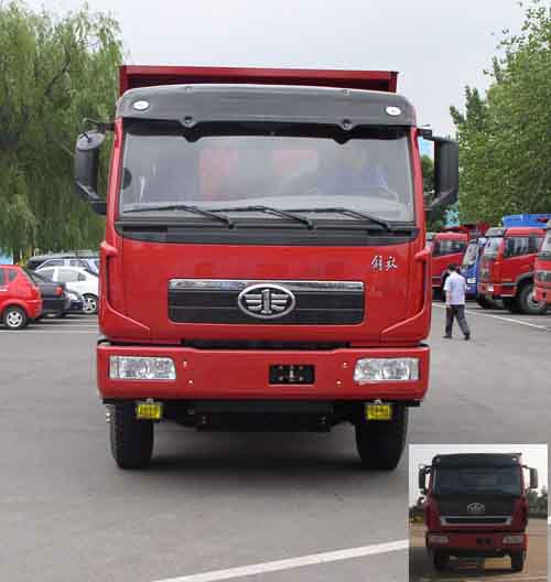 CA3257P2K2T1EA80平头柴油自卸汽车燃油公告图片1