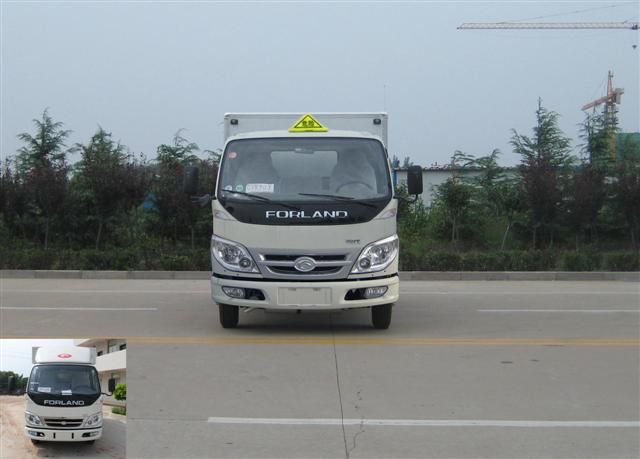 BJ5043XRQ-L1易燃气体厢式运输车燃油公告图片1