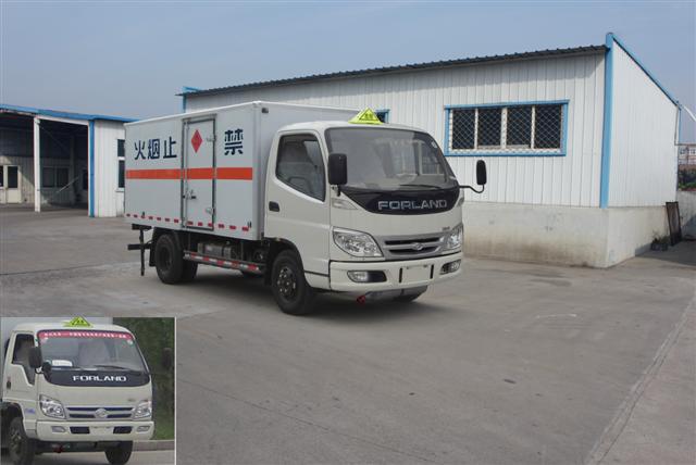 BJ5043XRQ-L1易燃气体厢式运输车燃油公告图片2