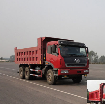 CA3253P2K2L4T1E4A80平头柴油自卸汽车燃油公告图片2