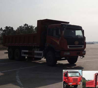 CA3251P2K2L5T1E4A80平头柴油自卸汽车燃油公告图片2