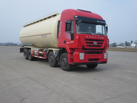 CQ5315GFLHTG466低密度粉粒物料运输车燃油公告图片2