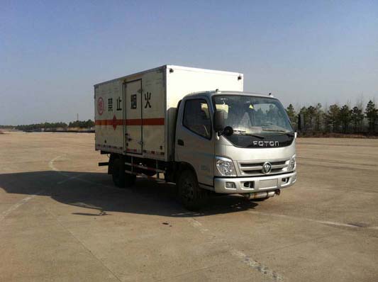 BJ5079XRQ-FA易燃气体厢式运输车燃油公告图片2