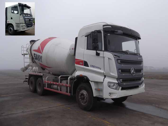 SY5255GJB1D混凝土搅拌运输车燃油公告图片2