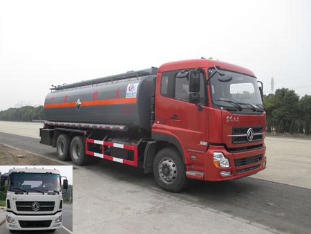 CLW5250GFWD4腐蚀性物品罐式运输车燃油公告图片2