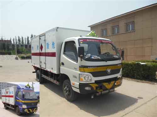 BJ5069XRQ-FA易燃气体厢式运输车燃油公告图片2