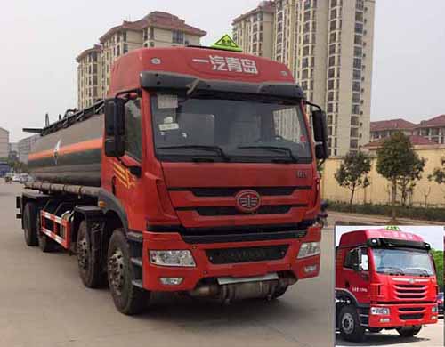 DLQ5312GFWC4腐蚀性物品罐式运输车燃油公告图片2