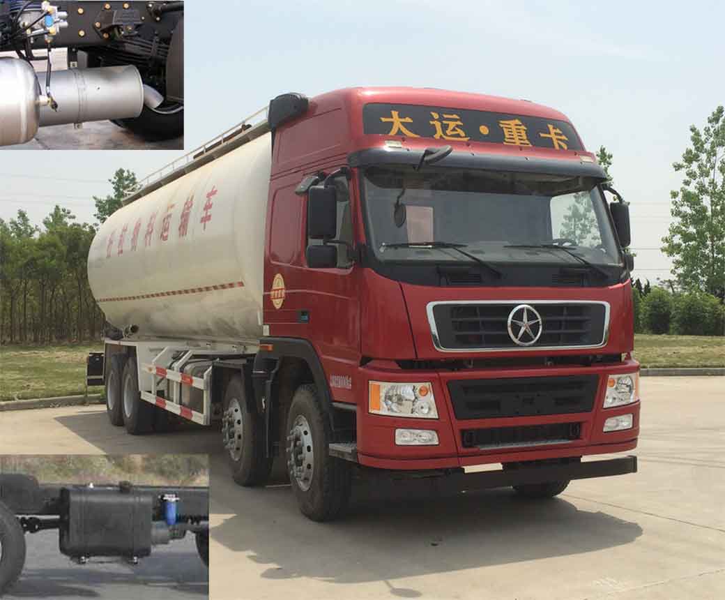 DYX5310GFLD4XDA低密度粉粒物料运输车燃油公告图片2