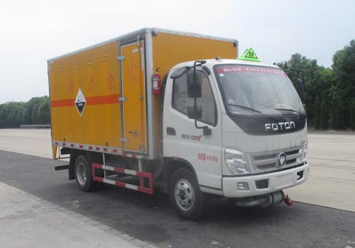 SCS5041XFWBJ腐蚀性物品厢式运输车燃油公告图片2
