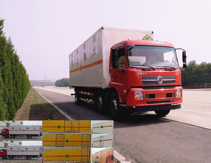 DFH5250XRQBXV易燃气体厢式运输车燃油公告图片2