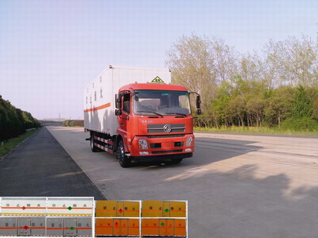 DFH5160XRQBX2DV易燃气体厢式运输车燃油公告图片2