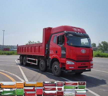 CA3310P63K1L1T4E5平头柴油自卸汽车燃油公告图片2