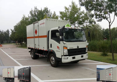 ZZ5047XRQF341CE145易燃气体厢式运输车燃油公告图片2
