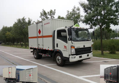 ZZ5047XRQF341CE145易燃气体厢式运输车燃油公告图片2